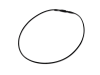 Photo Necklace SMC SCHALI®, black, closed, 1 PCs