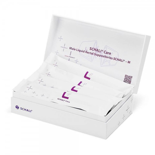 Photo Male liquid rectal suppositories SCHALI®-ML, 16 PCs, opened Show box